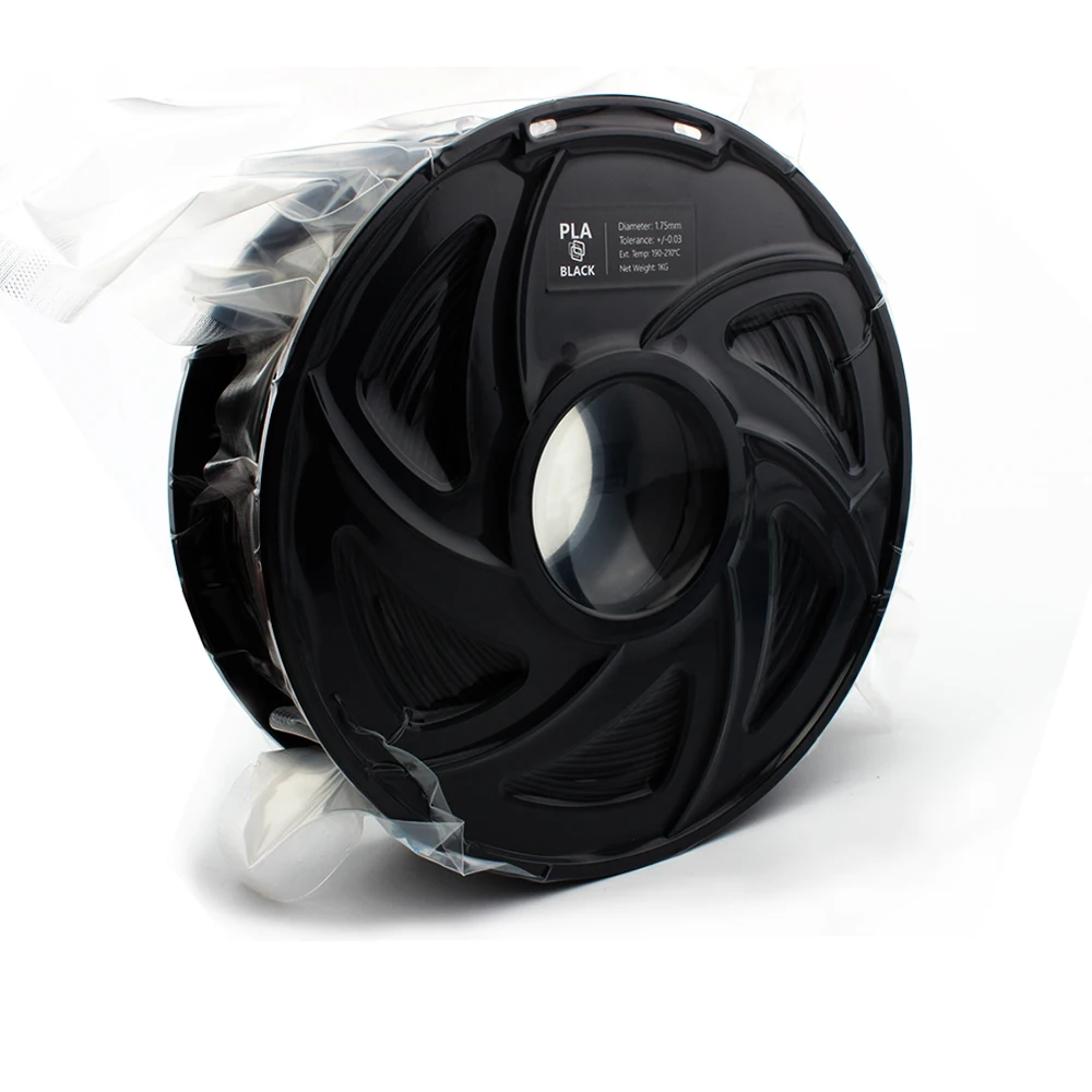 CREOZONE PLA 3D Printer Filament Black Color 1000 (3)