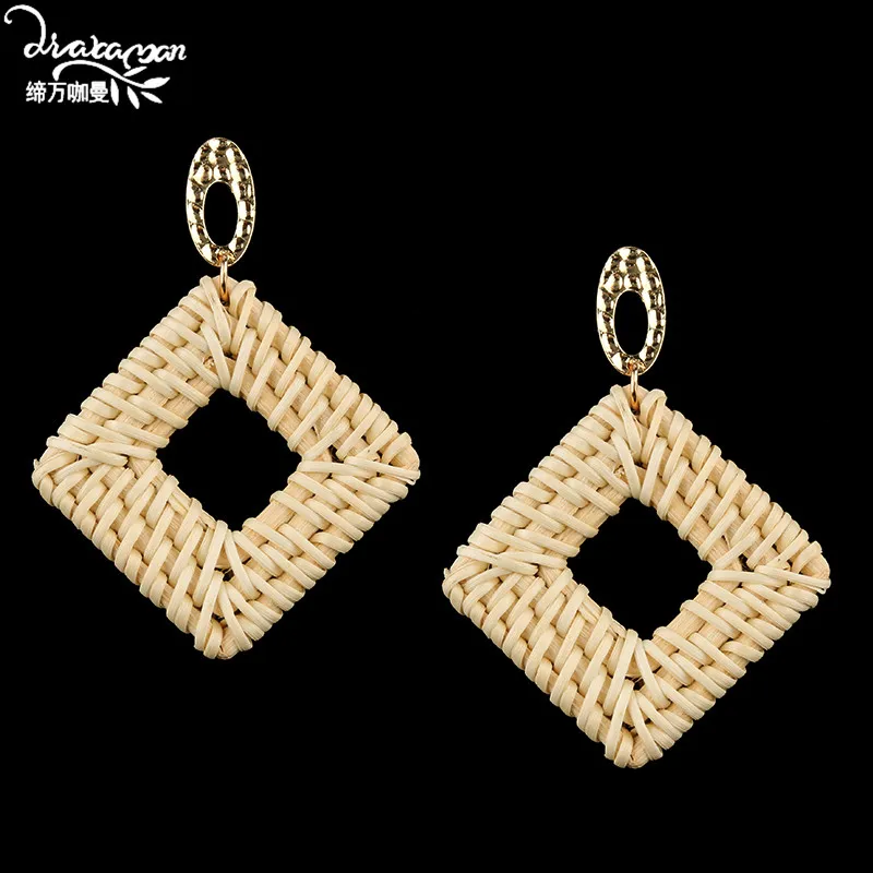 bamboo earrings square