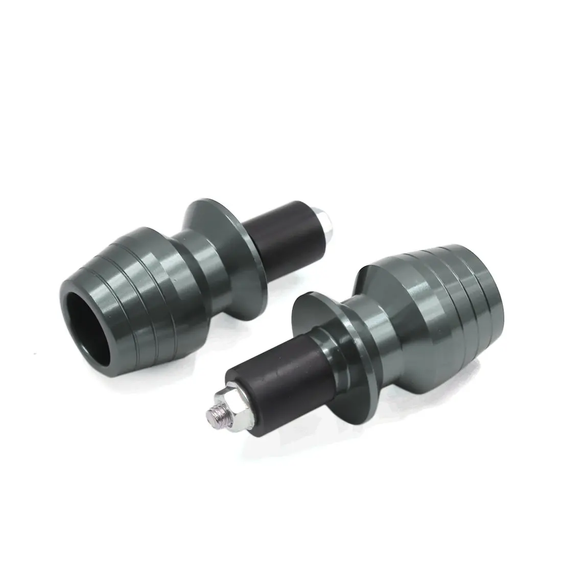 Uxcell 2 шт. Титан тон Алюминий сплав Мотоцикл 17 мм Руль конец Кепки