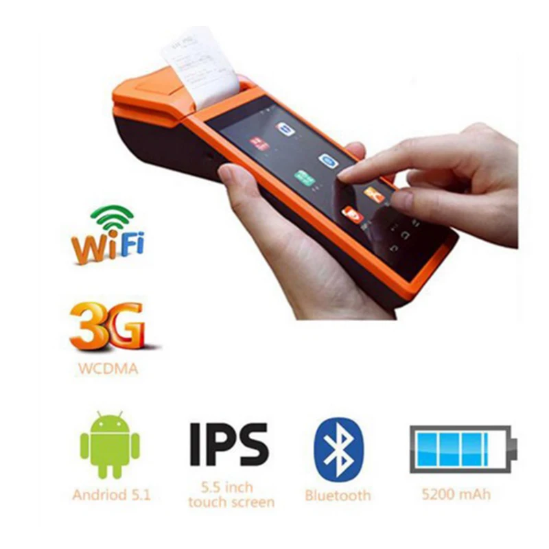 1 GB RAM الروبوت 6.0 اللوحي مصغرة طابعة حرارية بي او اس اللاسلكية الباركود ماسحة محطة pos المحمولة مع قارئ اتصال المدى القريب 1 GB RAM الروبوت 6.0 اللوحي مصغرة طابعة حرارية بي او اس اللاسلكية الباركود ماسحة محطة pos المحمولة مع قارئ اتصال المدى القريب