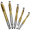 Titanium Electroplating HSS Machine Screw Tap M3 M4 M5 M6 M8 Spiral Pointed Taps DIY Tool ► Photo 2/6