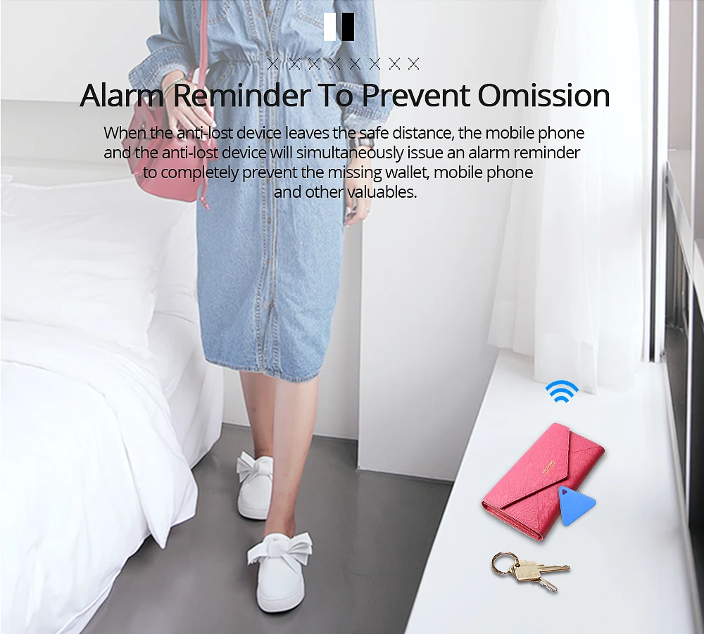 TISHRIC Hot Key Finder Wallet Dog Cat kids GPS locator anti lost keychain Smart Search Bluetooth Tracker Tag itag Keyfinder (13)