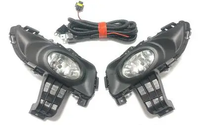 1 set CAPQX для Mazda 3 M3 2006 2007 2008 2009 1.6L передний бампер противотуманный светильник противотуманная фара DRL ходовой светильник Дневной светильник с проводом - Цвет: 1 set