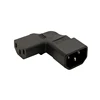 Conectores IEC 320 C14 macho a C13 hembra ángulo recto Vertical adaptador de corriente enchufe de conversión ► Foto 2/2