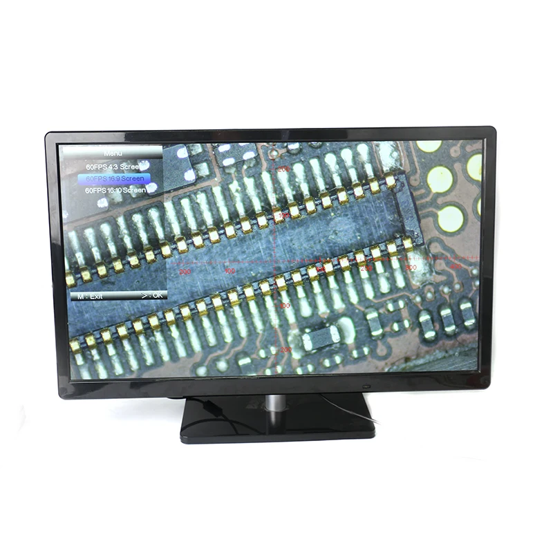 Хранение Фото Видео рекордер 16MP 1080 HD HDMI цифровой промышленный видео микроскоп