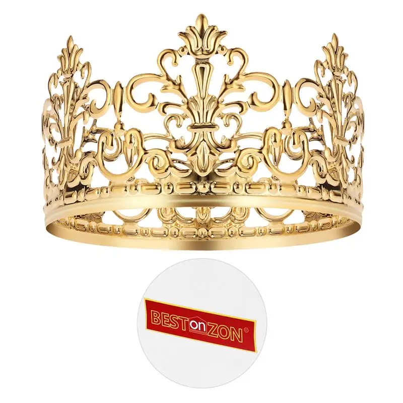 1 шт. тиара золотистого цвета Корона украшение торта украшение ...
