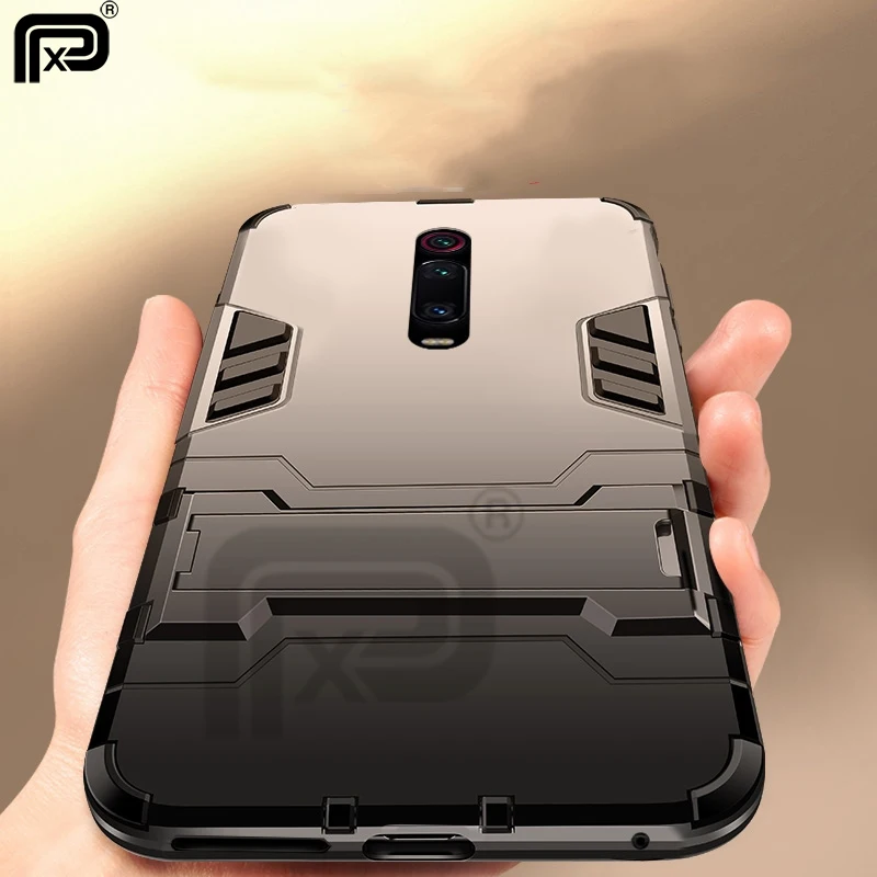 

For Xiaomi Redmi K20 Case Armor Hard PC Soft TPU Back Cover ForXiaomi Redmi K20 Pro K 20 Case Shockproof Holder Fundas