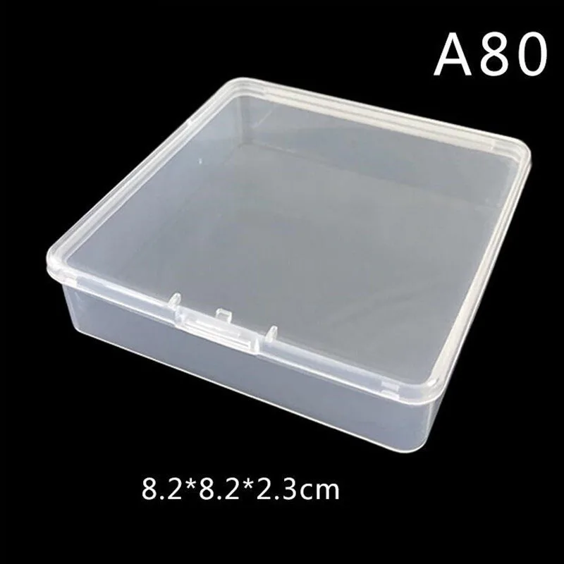 Много размеров прозрачная пластиковая коробка для хранения коллекции товара Упаковочная коробка портативный чехол Мини-Чехол прозрачный маленький ящик для инструментов