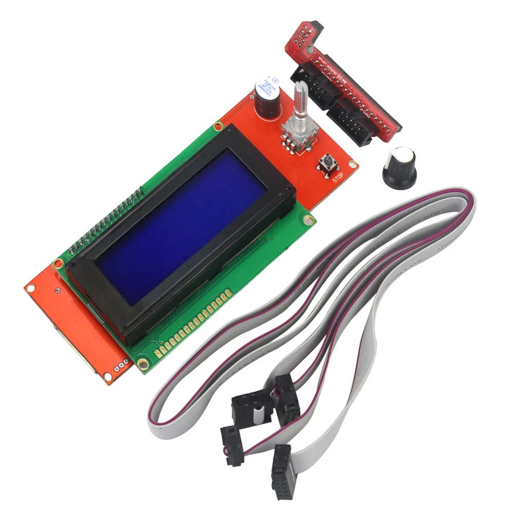 Buy Promotion 3D Printer Kit Reprap Smart Parts Controller Display Reprap Ramps 1.4 2004 LCD LCD 