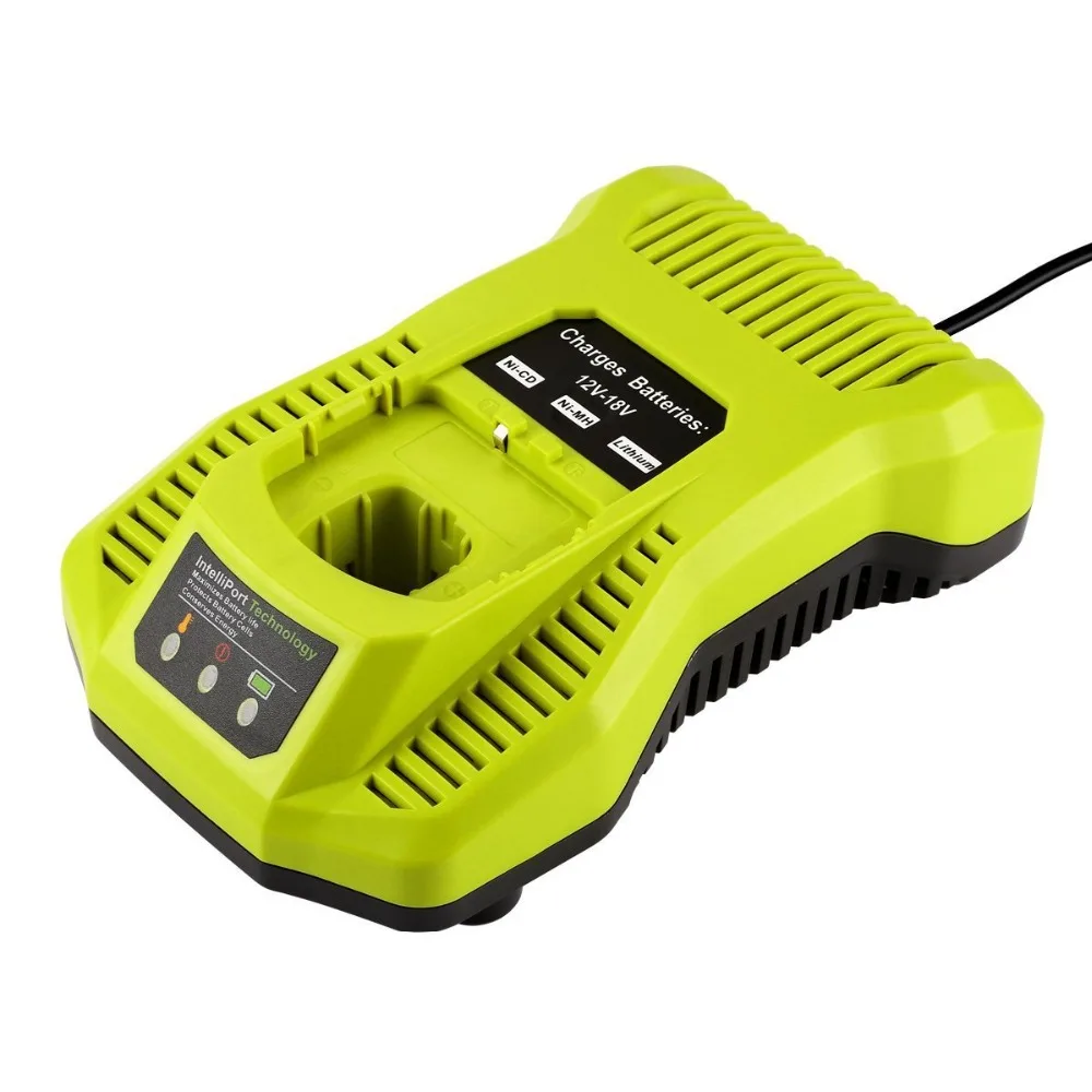 

for Ryobi P117 Replacement Charger for 12-18V NI-CD NI-MH Li-ion Rechargeable Battery for Power Tools Battery