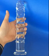 huge big dildo large Beads particles g spot glass penis giant long dildos sex toys for woman erotic products