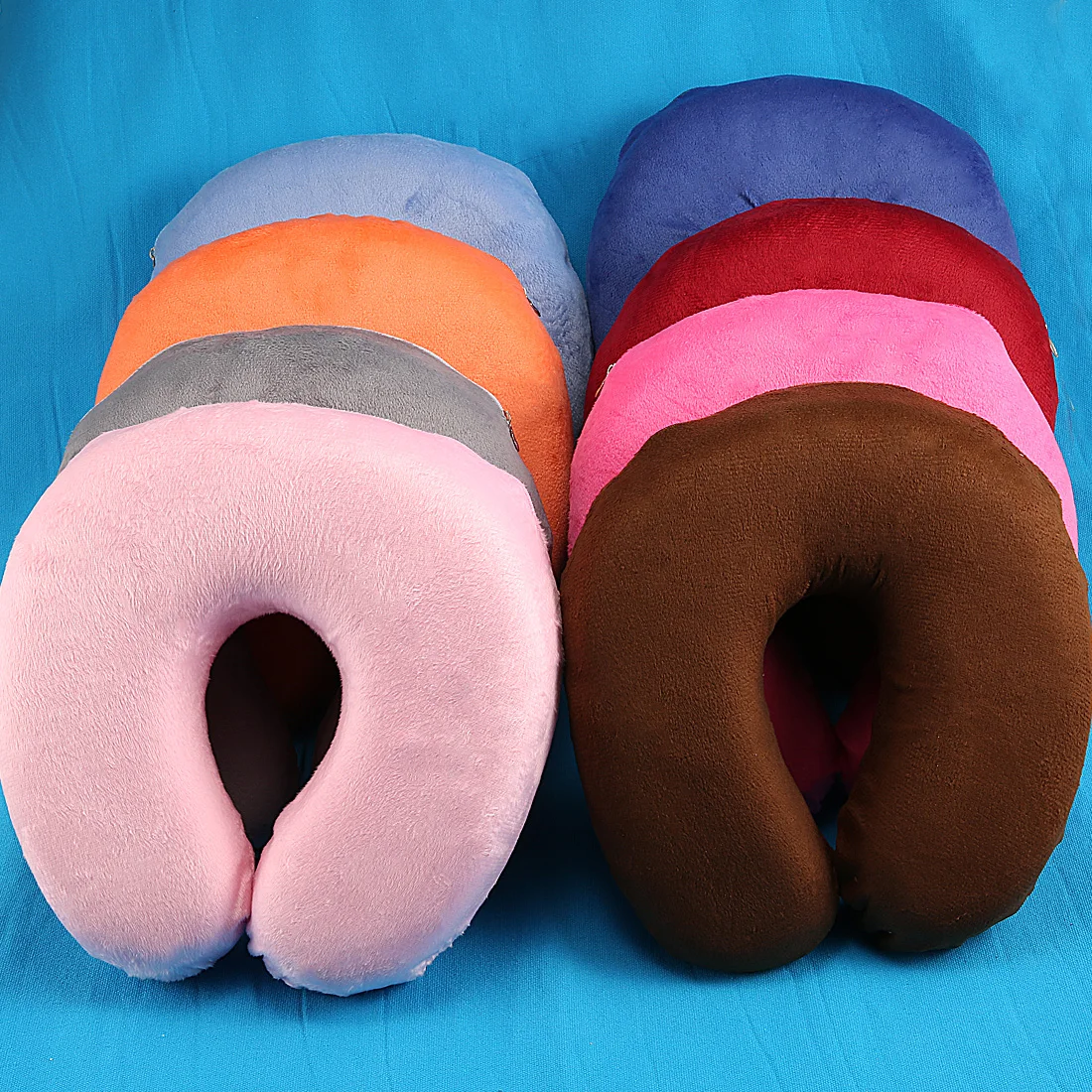 Мягкая u-образная медленный отскок Memory Foam дорожная подушка для офисного полета путешествия хлопковые подушки голова отдыха подушка - изображение