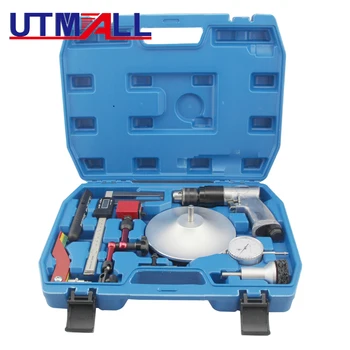 

Comprehensive Brake Maintenance Tool Set With Brake Pad Thickness Gauge Brake Fluid Tester Angle Grinder Rust Removal Tool