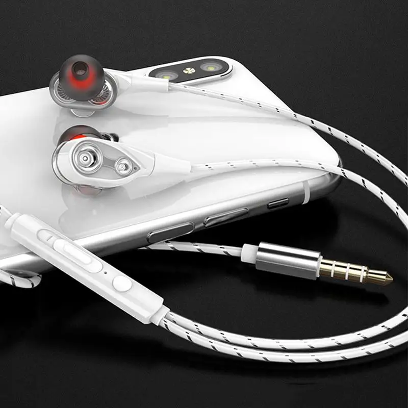 KuWfi проводные наушники 3,5 мм стерео наушники-вкладыши HIFI спортивные Игровые наушники гарнитура с микрофоном