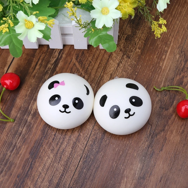 

Squishy Panda Bun Stress Reliever Ball Slow Rising Decompression Toys Kids Toy