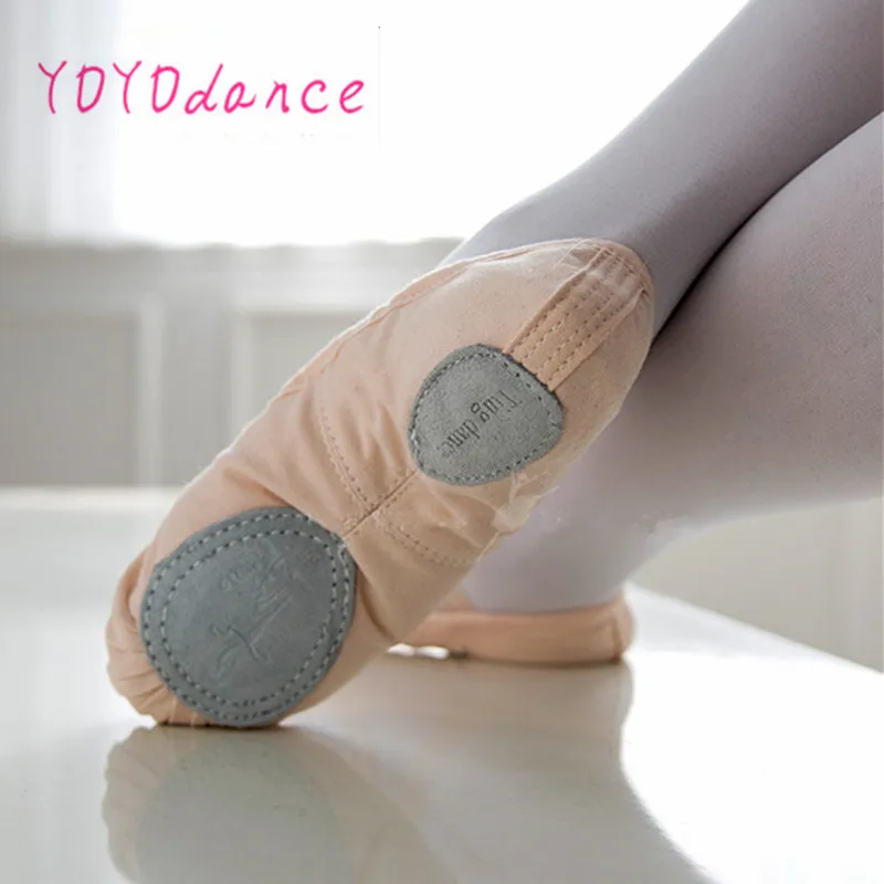 camel ballerina flats