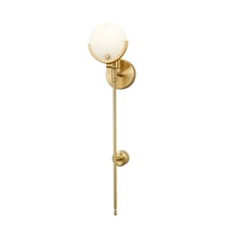 Modern Led Gold Wall Lamp Wall Light for Bedroom Home Decor Wall Sconce Bedside Lamp Luminaire Indoor Mirror Lighting Fixtures simple creative acryl crystal wall sconce modern led wall light fixtures for bedroom wall lamp indoor lighting lampara