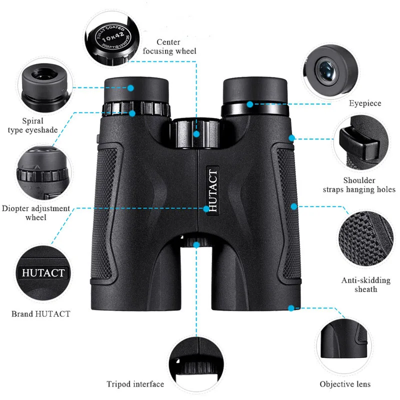 New Optical Telescope Night Vision Binoculars High Clarity 3000M binocular Spotting scope outdoor Hunting sports eyepiece 