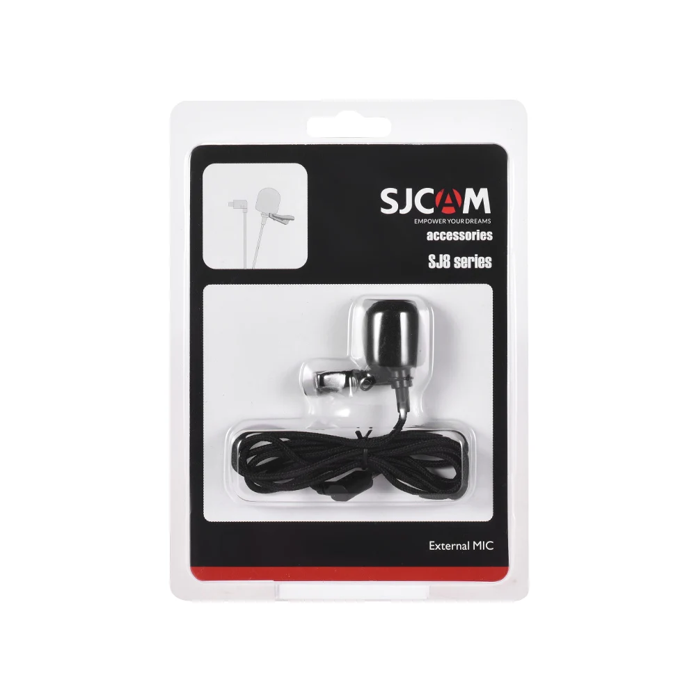 SJCAM SJ8 серии аксессуары Спортивная Экшн-камера клип на микрофон для SJCAM SJ8 AIR/SJ8 PLUS/SJ8 PRO Экшн-камера s