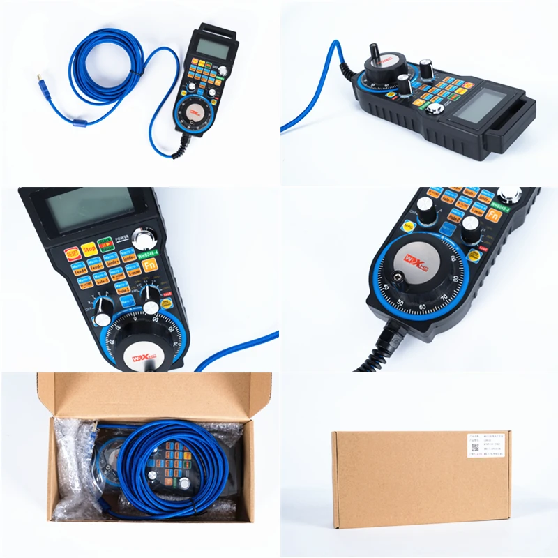  CNC Handlewheel 4/6 Axis MPG colgante Handwheel USB Mach3 sistema para fresadora CNC