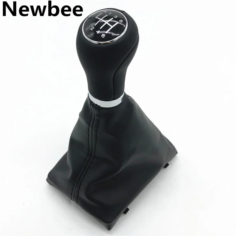 

Newbee 5/6 Speed For Audi A4 B6 Manual Gear Shift Knob Gaiter Boot Cover Case Lever Stick Pen Handle Head