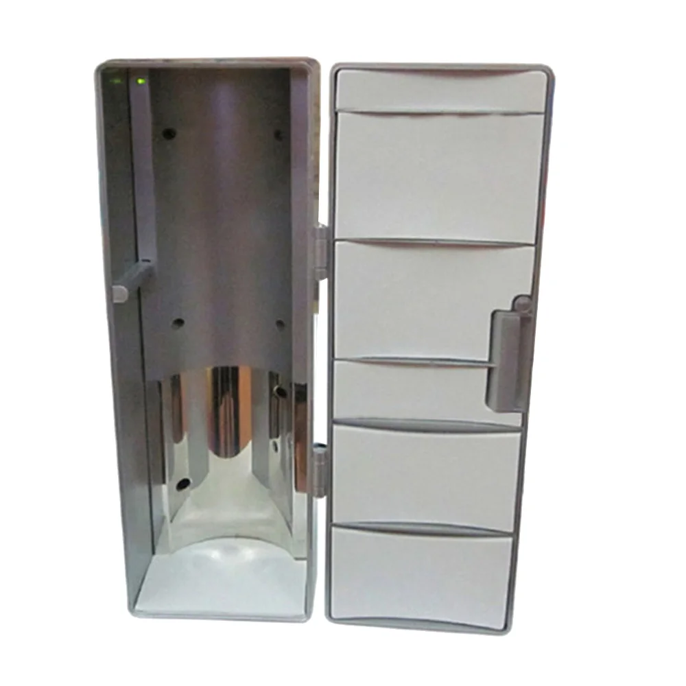  Car DC12V Universal Hot&Cold Dual USB Mini Fridge Mini USB Refrigerator Office Home Small Refrigera