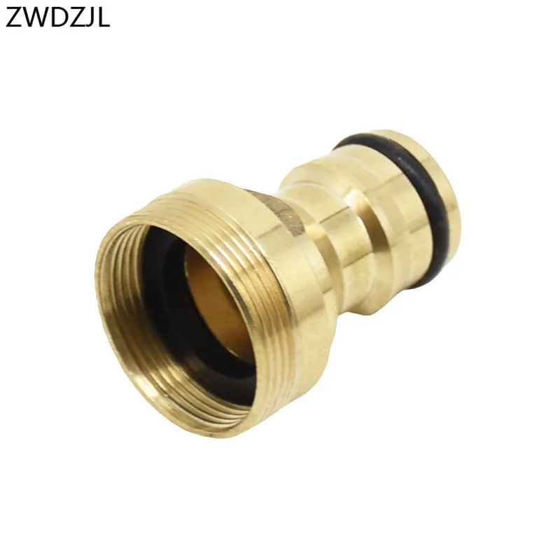 Brass Faucet Tap Quick Connector M22 M24 UNF Thread Hose Pipe Fitting  2pcs 