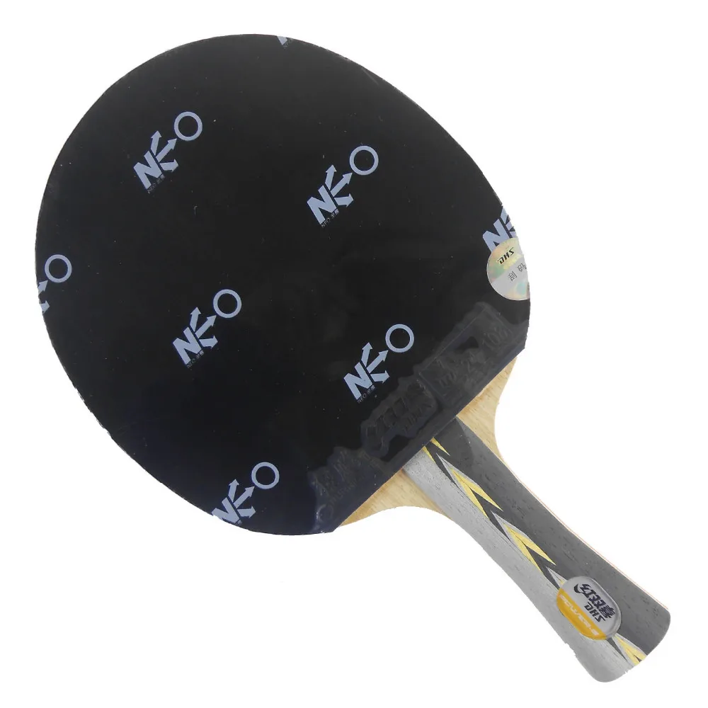 DHS POWER.G7 PG7 PG.7 PG 7 blade + NEO Hurricane3 and G555 rubber with sponge for racket Long Shakehand FL