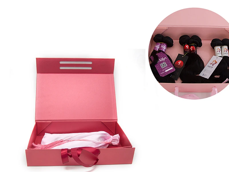 Картонная коробка Коробки наименование личного брэнда наклейки с логотипом 5 цветов наращивание волос пучки Бумага упаковка обувь Подарочная коробка для одежды