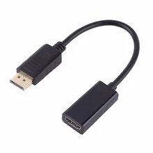 Mini DP Male to HDMI Female Cable Converter Adapter Mini DisplayPort DP to HDMI Adapter For Apple Samsung HP DELL PC laptop Mini DP Male to HDMI Female Cable Converter Adapter Mini DisplayPort DP to HDMI Adapter For Apple Samsung HP DELL PC laptop