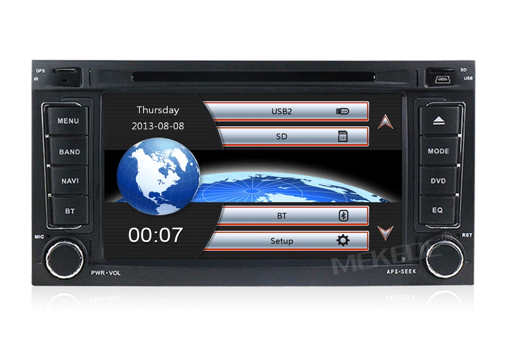 Sale original vw UI car radio stereo DVD 2din for VW Touareg T5 Transporter Multivan 2004-2011 with GPS navigation 1080p video BT 8