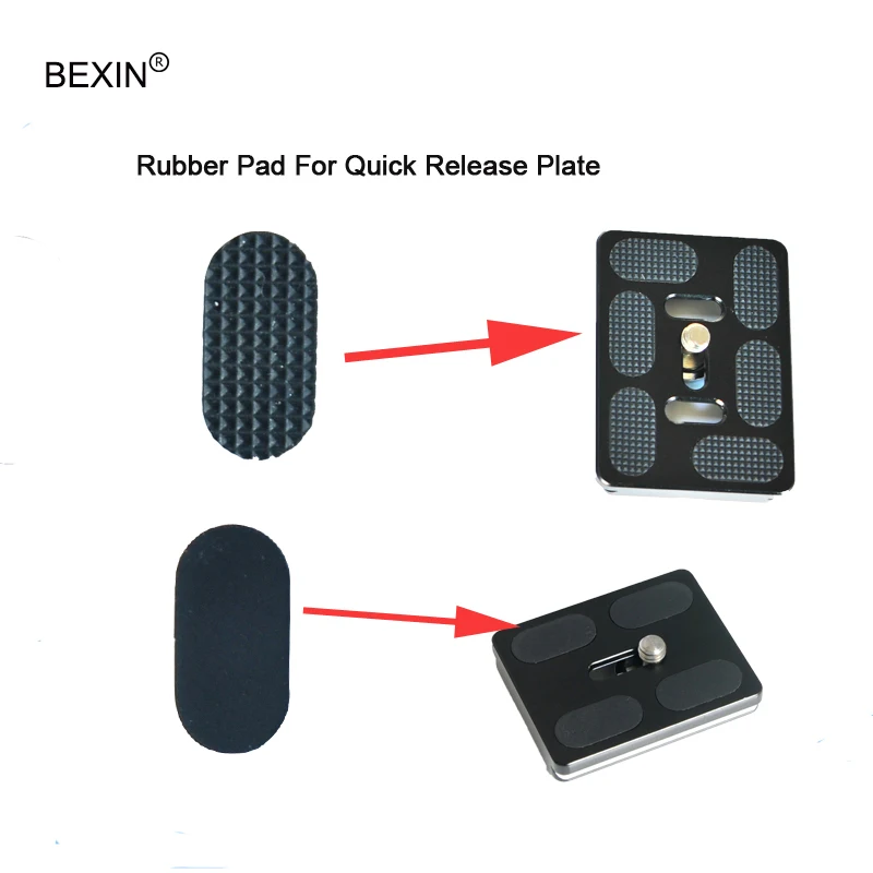 

10 PCS High quality Hot Selling Good Sticky Ability Black Color Rubber Pad For Quick Release Plate