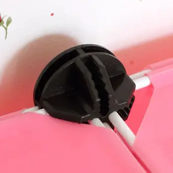 

20 Plastic Connector Wire Snap Grid Storage Cube Mini Grid Push Corner Adapter #