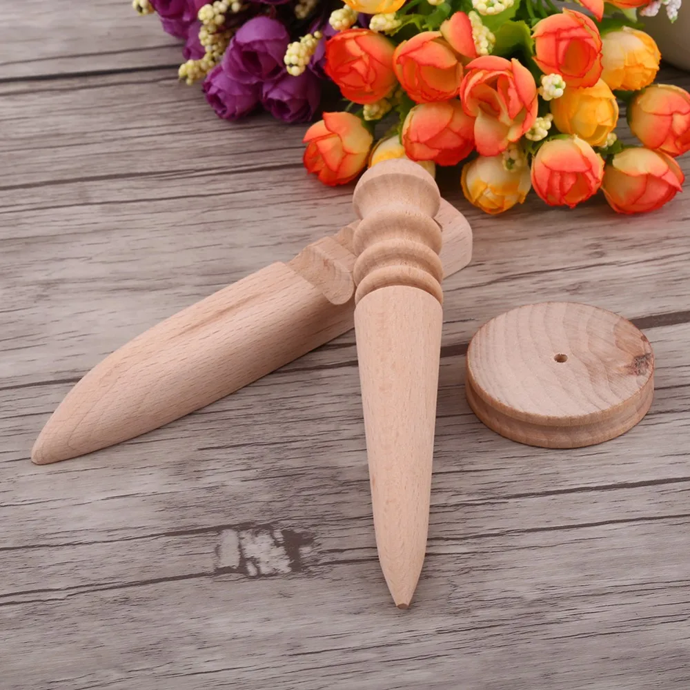 Buy Leathercraft Leather Tools Edge Slicker Round Wood