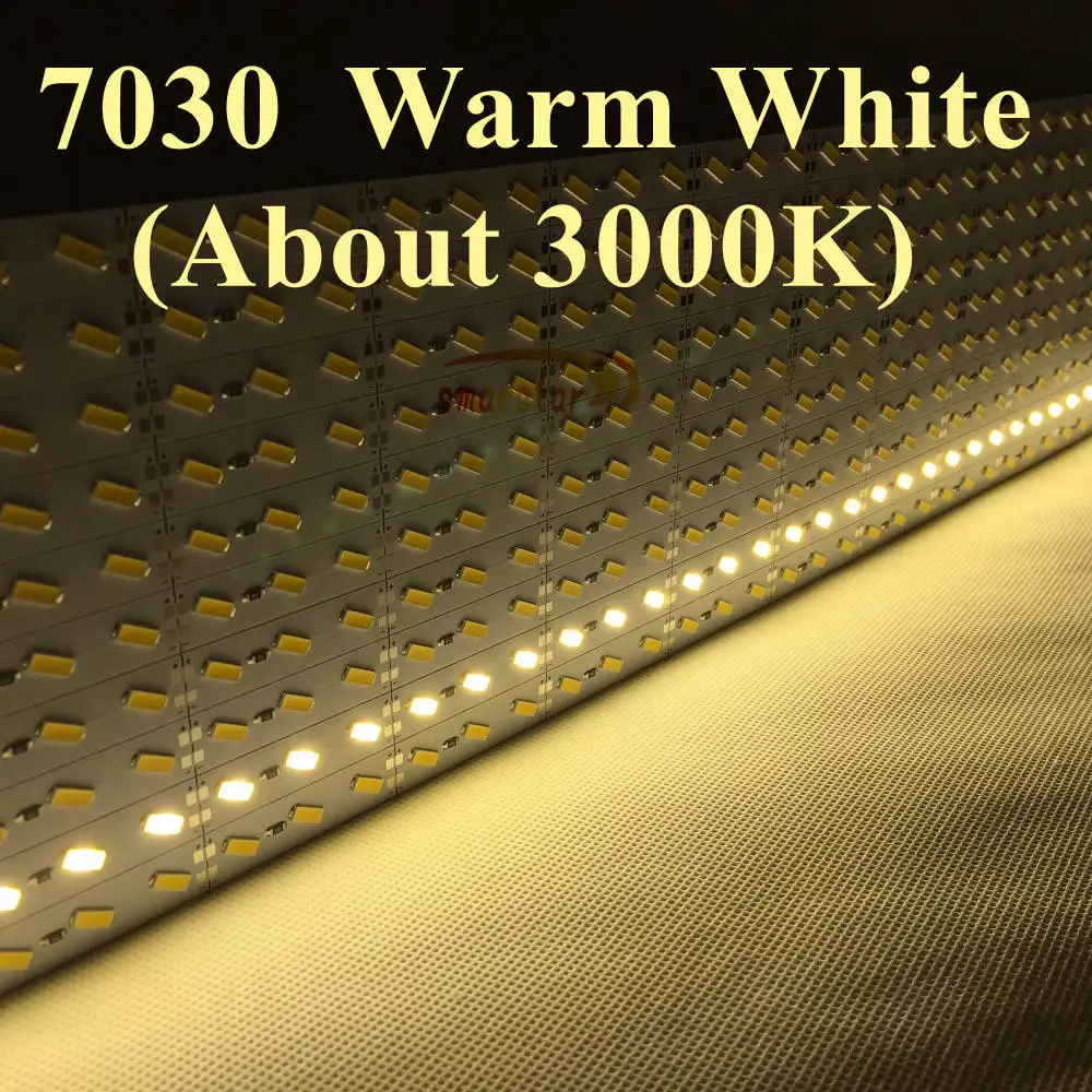 Smarstar 12V 0 5 m 7030 SMD LED свет U V алюминиевый корпус твердая полоса освещения бар для