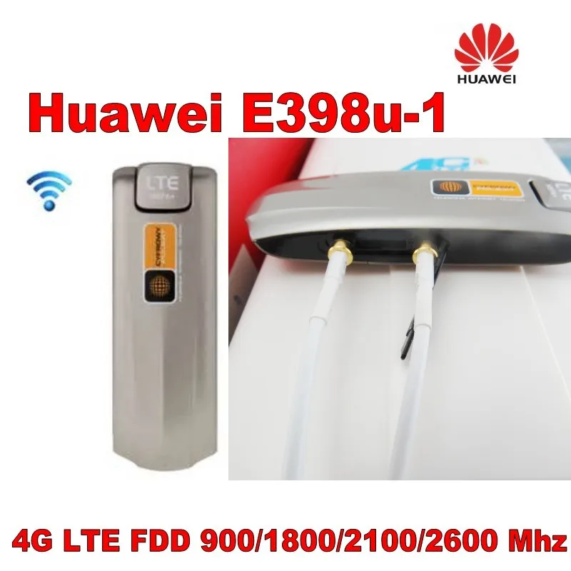 Оригинальный разблокированный Модем Huawei E398 100 Мбит/с 4G sim карта модема антенна
