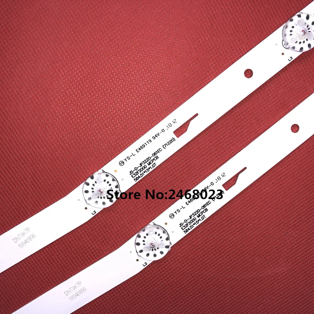 Светодиодный blaklight полосы 6 лампы для акаи JS D JP3220 061EC E32F2000 MCPCB AKTV3222 NUOVA ST3151A05 8 V320BJ7 PE1