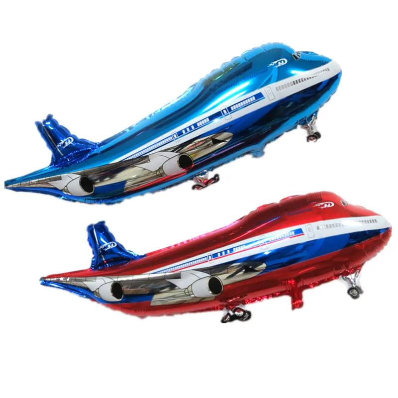 

1pcs aircraft cartoon Aluminum foil balloon launch machine birthday party decoration kids toy balloons