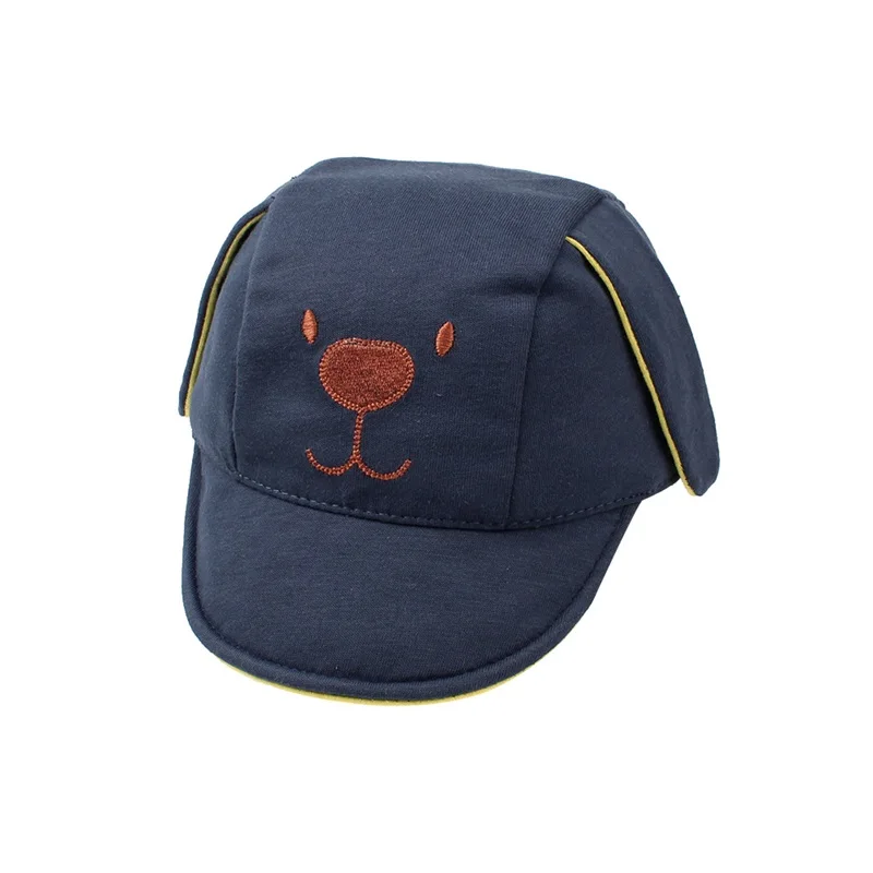 Cartoon Dog Baby Cap Cotton Pattern Baby Sun Hat Cute Ears Toddler Caps For Boys Spring Summer Girls Caps Baby Boys Clothing (24)