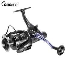 COONOR 4.7:1 Fishing Reel Spinning Reel for Fishing 11 + 1 Ball Bearings Fishing Wheels Metal Spool for Ocean Lake Sea Beach