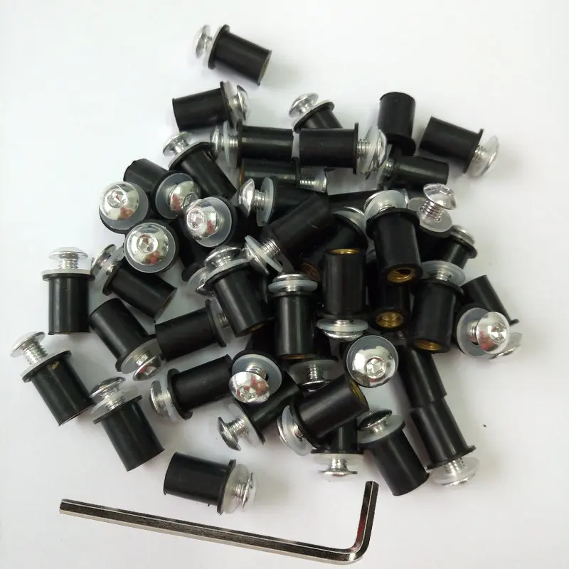 

50ps silver color M5 Windscreen Universal Bolt Screws Windshield screw bolts fit for Yamaha for Suzuki for KAWASAKI Ducati HONDA