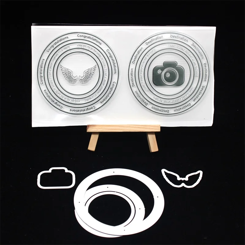 

KSCRAFT Congratulations Transparent Clear Silicone Stamps for DIY Scrapbooking/Card Making/Kids Fun Decoration Supplies
