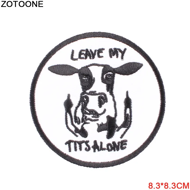 ZOTOONE Round UFO Parches Embroidered Iron on Patches For Clothing DIY Motif Stripes Clothes Stickers Alien Astronaut Badges E