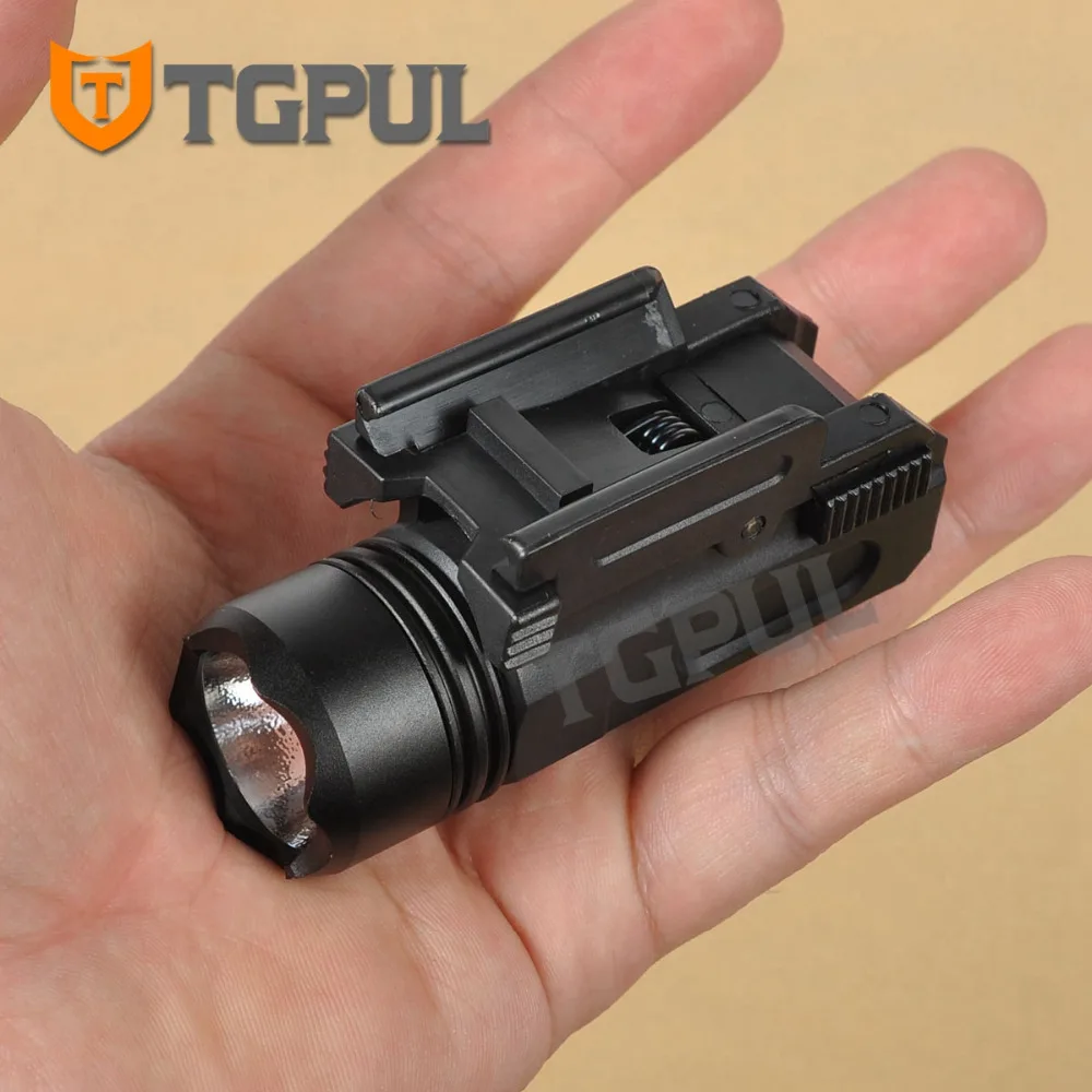 Мини светильник рь для пистолета TGPUL Airsoft QD быстроразъемный ручной фонарь