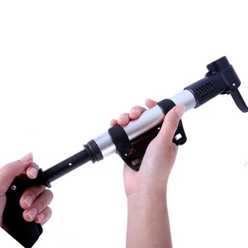 

Mini Portable High-strength Plastic Bicycle Air Pump Bike Tire Inflator Super Light Accessories Tire Air Inflator Silver