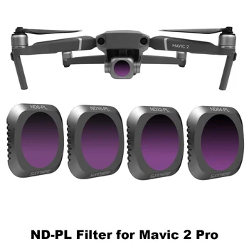 

2 In 1 ND8 ND16 ND32 ND64 ND-PL HD Neutral Density Filter Polarizer Polarizing Lens Filter for DJI Mavic 2 Pro Drone Camera Kits