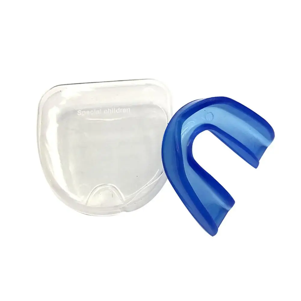 1 комплект кикбоксинг мундгард рот Защита зубов для бокса Футбол Баскетбол Каратэ Муай Тай защита безопасности - Цвет: Blue for adult