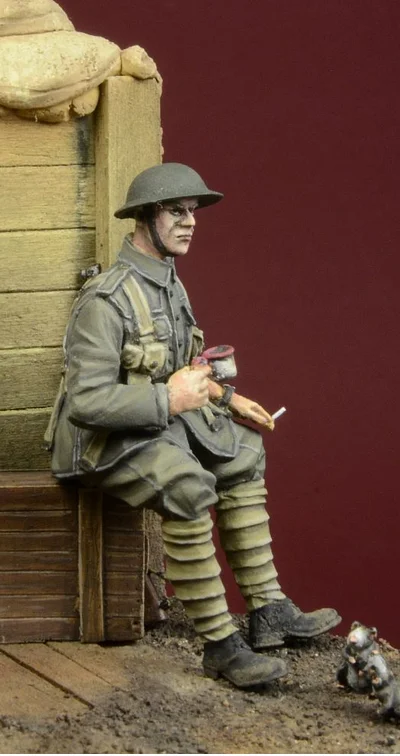 1/35 фигурки из смолы, модель, наборы WWI, британская пехота, 1 фигурка, Неокрашенная