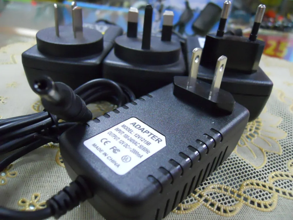 

DC 12V 2A Power Supply Adaptor 12V Security professional Converter EU / US Adapter For CCTV Camera CCTV system , free shipping