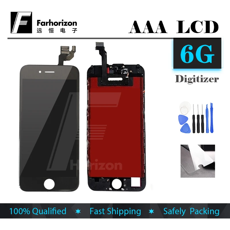 Розничная продажа для iPhone 6 LCD 4 7 дюйма и сенсорный экран в сборе с инструментами